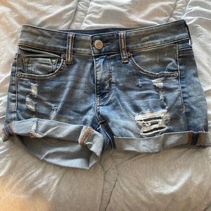 American eagle jean shorts